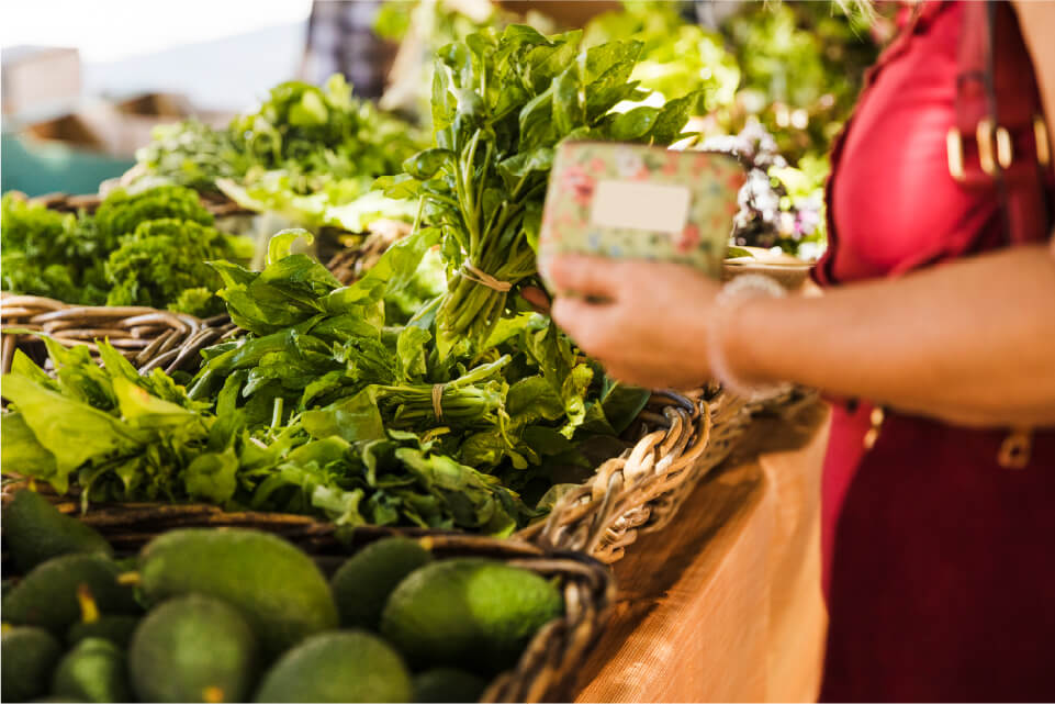 Ecomarket del proyecto Huerto Azul
